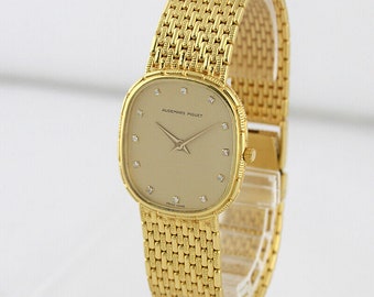 18 K yellow Gold with Diamond dials AUDEMARS PIGUET cobra classic watch likes a brand new in excellent condition
