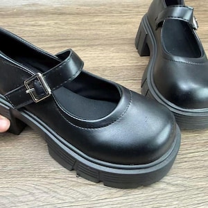 Mary Jane, botas de cuero, hechas a mano, zapatos vintage, zapatos de mujer, zapatos pequeños de cuero, regalo de cumpleaños, regalo de Navidad imagen 7