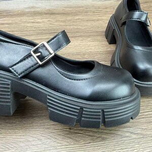 Mary Jane, botas de cuero, hechas a mano, zapatos vintage, zapatos de mujer, zapatos pequeños de cuero, regalo de cumpleaños, regalo de Navidad imagen 11