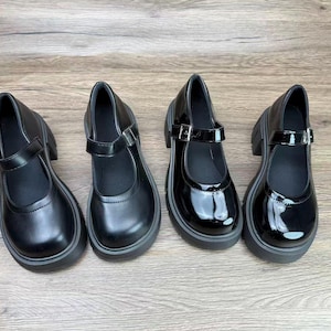 Mary Jane, botas de cuero, hechas a mano, zapatos vintage, zapatos de mujer, zapatos pequeños de cuero, regalo de cumpleaños, regalo de Navidad imagen 2