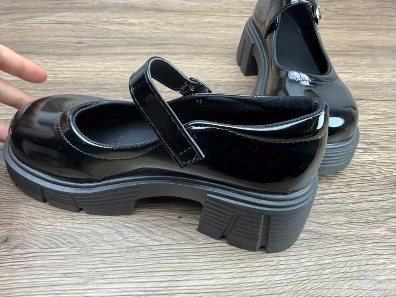 Mary Jane, botas de cuero, hechas a mano, zapatos vintage, zapatos de mujer, zapatos pequeños de cuero, regalo de cumpleaños, regalo de Navidad imagen 12