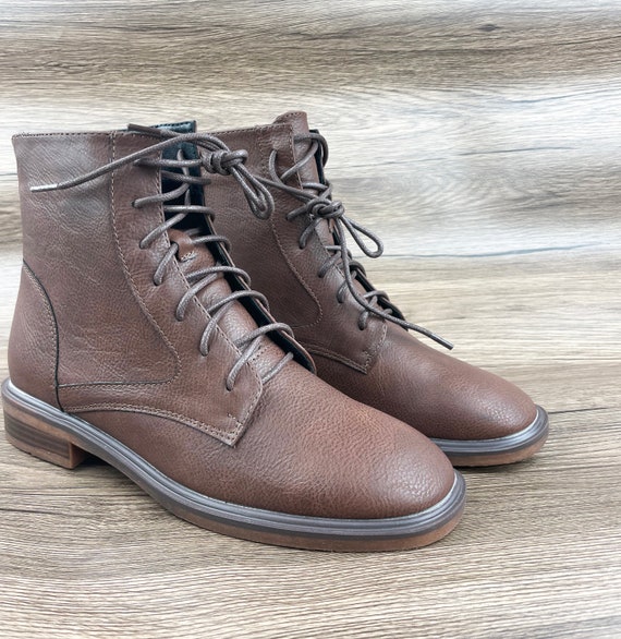 Stivali retrò, scarpe basse, scarpe fatte a mano, stivali da donna