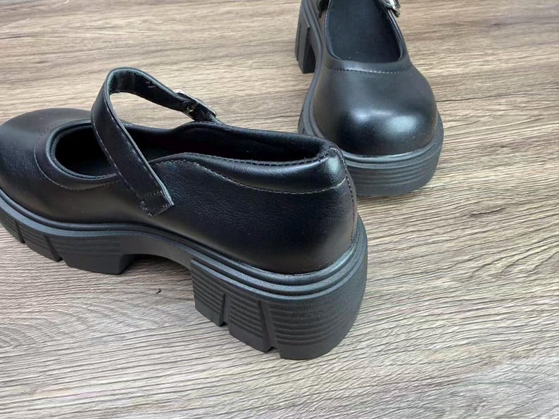 Mary Jane, botas de cuero, hechas a mano, zapatos vintage, zapatos de mujer, zapatos pequeños de cuero, regalo de cumpleaños, regalo de Navidad imagen 14