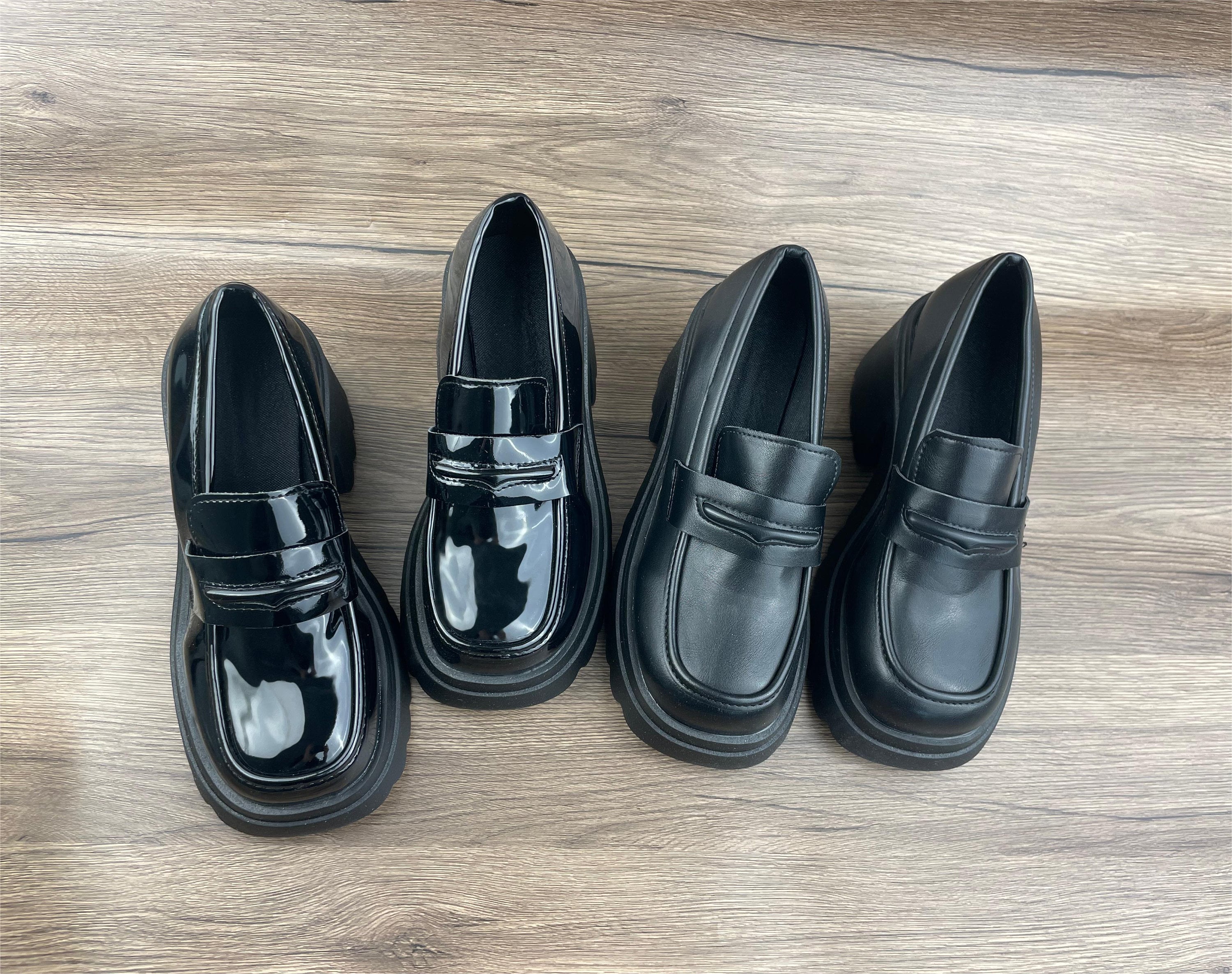 Mary Jane-Schuhe, High Heels, kleine Lederschuhe, Vintage-Schuhe, Damenschuhe, Freizeitschuhe, JK-Schuhe, Loafer, übergroße Schuhe, CN35-41