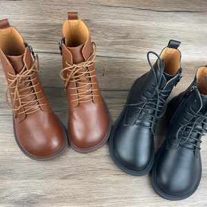 Damesschoenen, schoenen van echt leer, schoenen met grote teen, vintage laarzen, dameslaarzen
