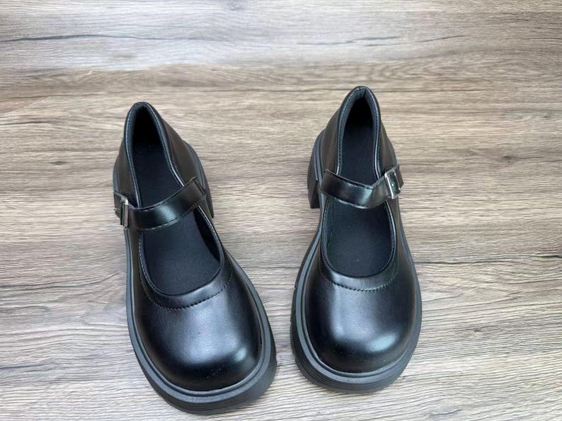Mary Jane, botas de cuero, hechas a mano, zapatos vintage, zapatos de mujer, zapatos pequeños de cuero, regalo de cumpleaños, regalo de Navidad Matte finish