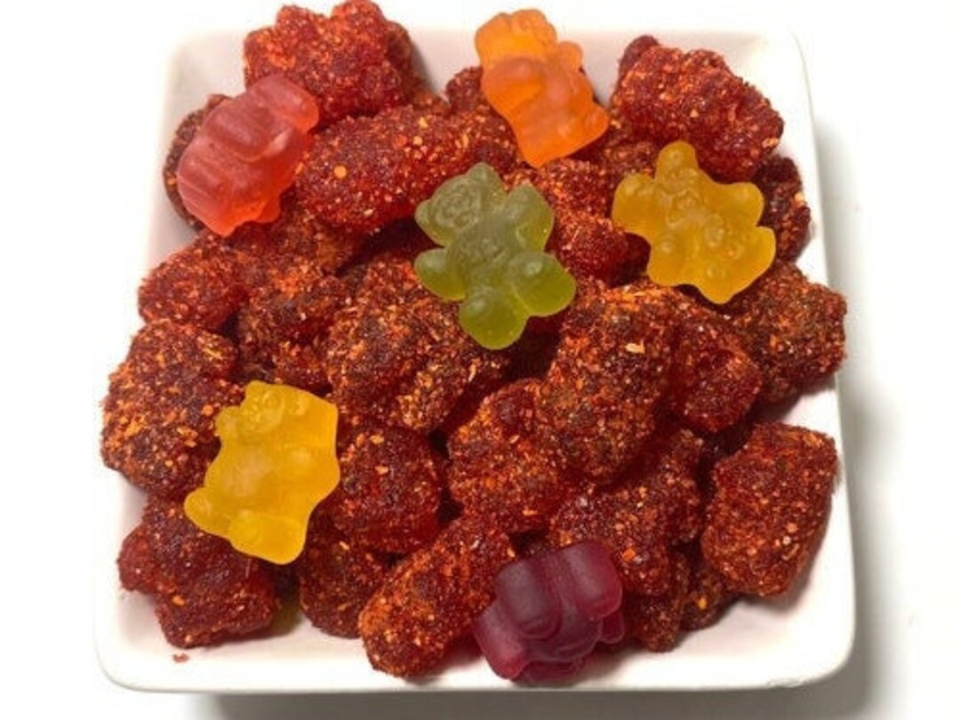 Gummy Bears Enchilados/ Chamoy Gummy Bears Etsy