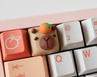 Capybara keycap | Cute Handmade Artisan Keycaps