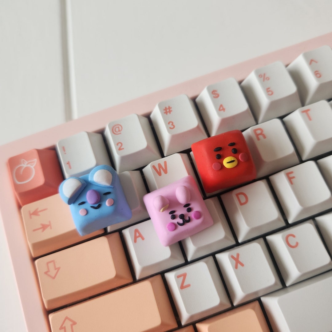BT21, BTS Keycap Cute Handmade Artisan Keycaps Etsy