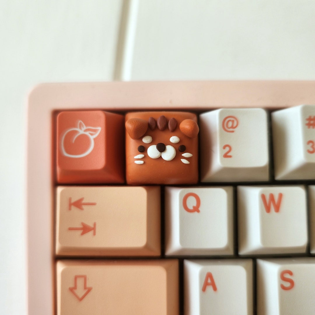 Copper Key Caps Copper Cat Keycap | Cute Handmade Artisan Keycaps - Etsy