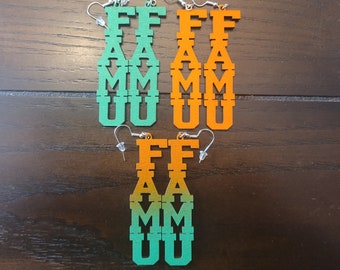 FAMU Wood Earrings | Jewelry