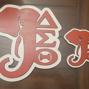 Delta Sigma Theta (DST) Elephant Wall Art