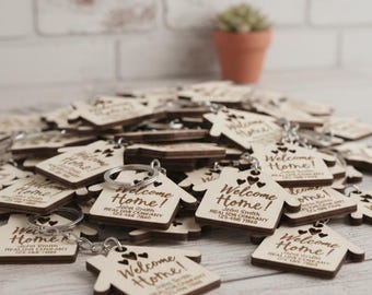 BULK - Realtor Welcome Home Keychain Closing Gift