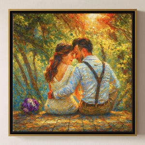 Custom Hand-Painted Oil Portrait From Photo: Personalized Canvas Artwork