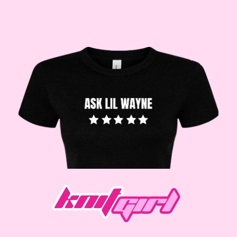 Vraag het aan Lil Wayne Nicki Minaj 5 sterren baby-T-shirt grafisch T-shirt roze vrijdag 2 Nicki Minaj concertshirts barb Koningin van de rap Nicki-tour Black w White Lett