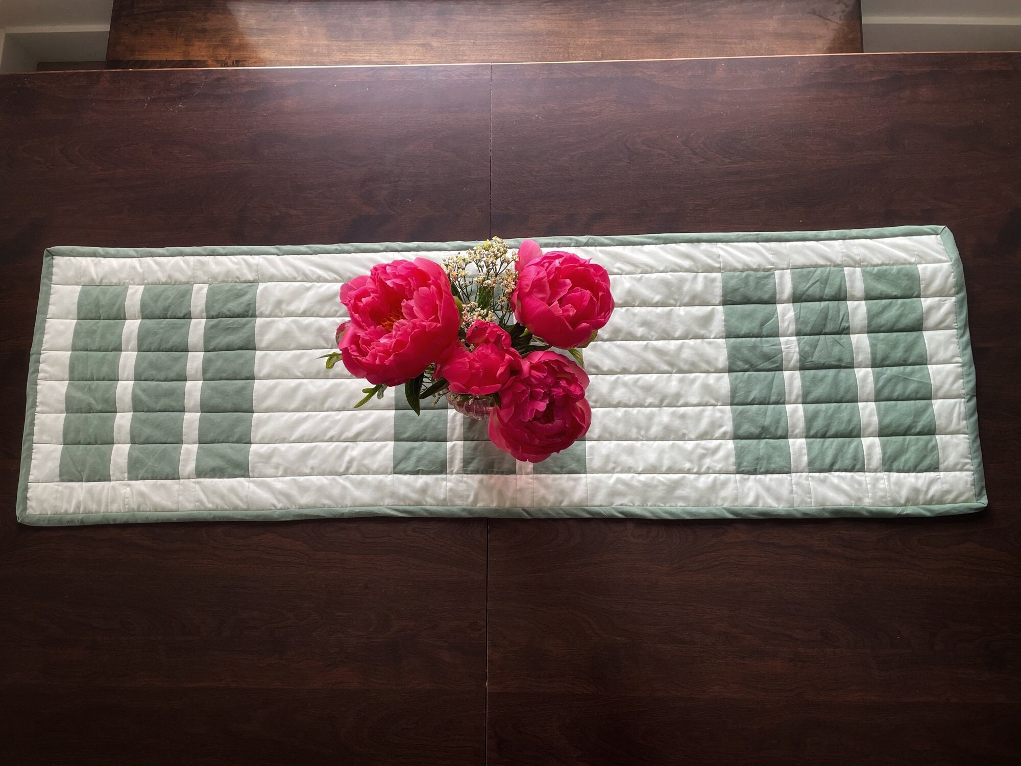 Modern Quilted Table Runner PDF Digital Download Sewing Pattern Modern