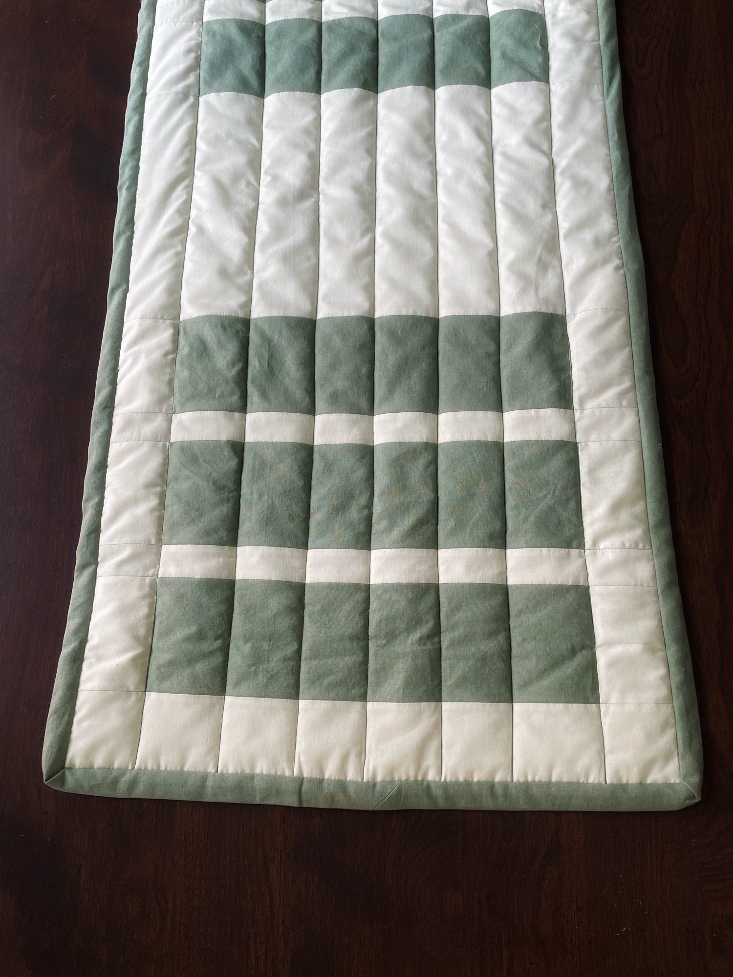 Modern Quilted Table Runner PDF Digital Download Sewing Pattern Modern