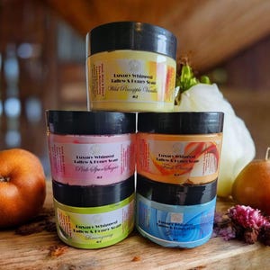 Whipped soap with grass fed tallow & manuka honey. natural, made fresh, extra luxurious 15 scents! 4oz jar!