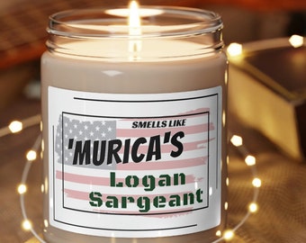 Smells Like Logan Sargeant Scented Candle | Nontoxic Vegan Soy | Formula One Gifts | Formula 1 Decor