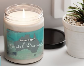 Smells Like Daniel Ricciardo Scented Candle | Nontoxic Vegan Soy | Formula One Gifts | Formula 1 Decor | 9oz