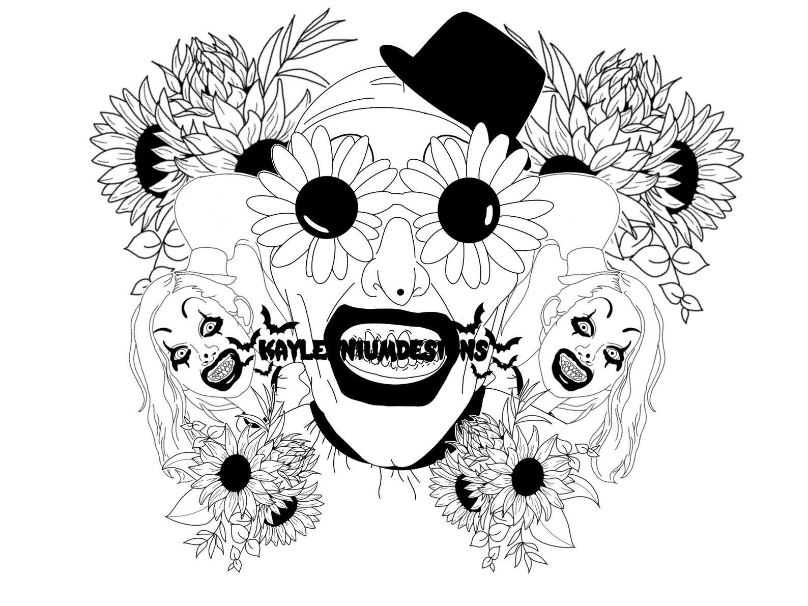 Terrifier Halloween Horror Movie SVG Cricut or Silhouette Cut File - Etsy