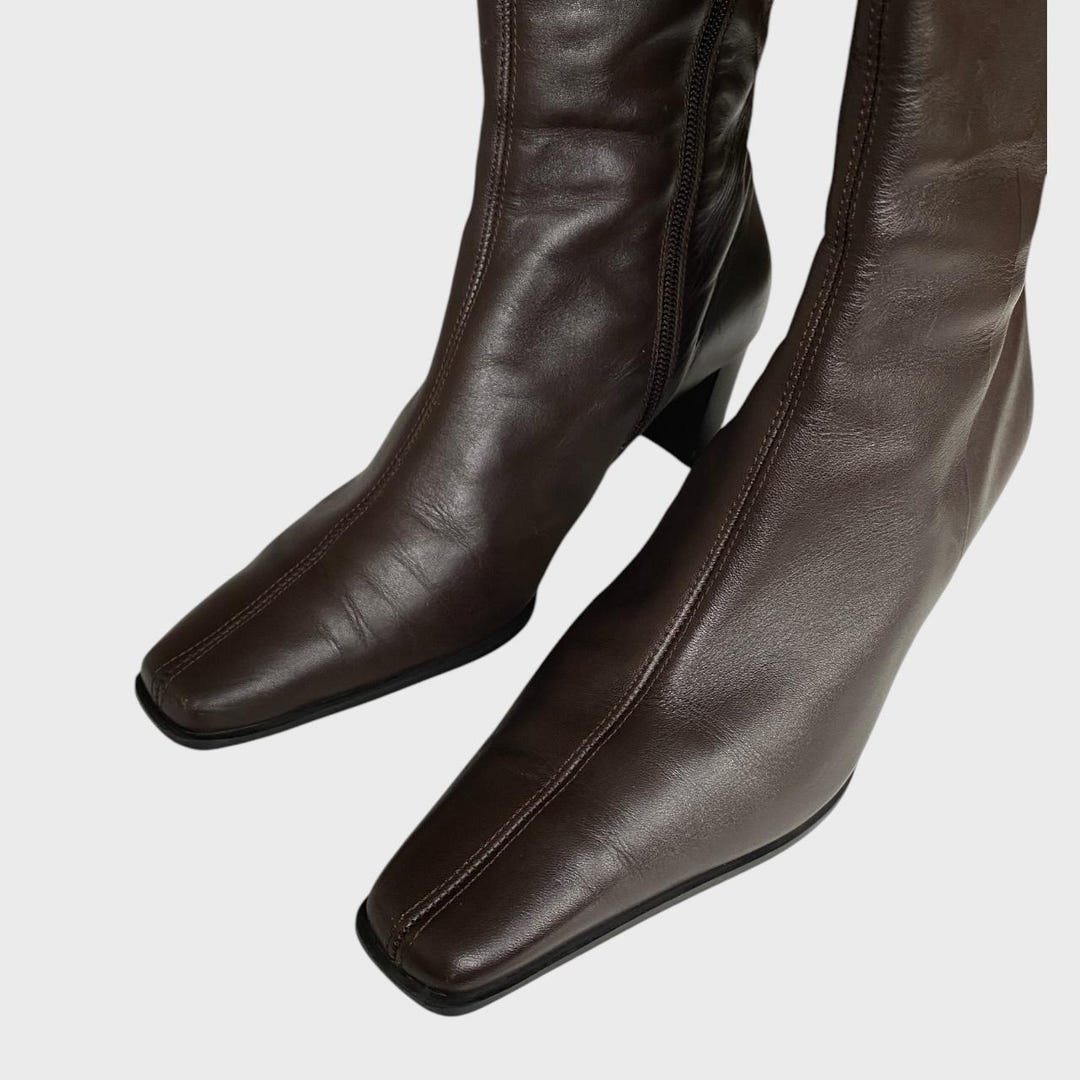 Brown Y2K Calf Boots