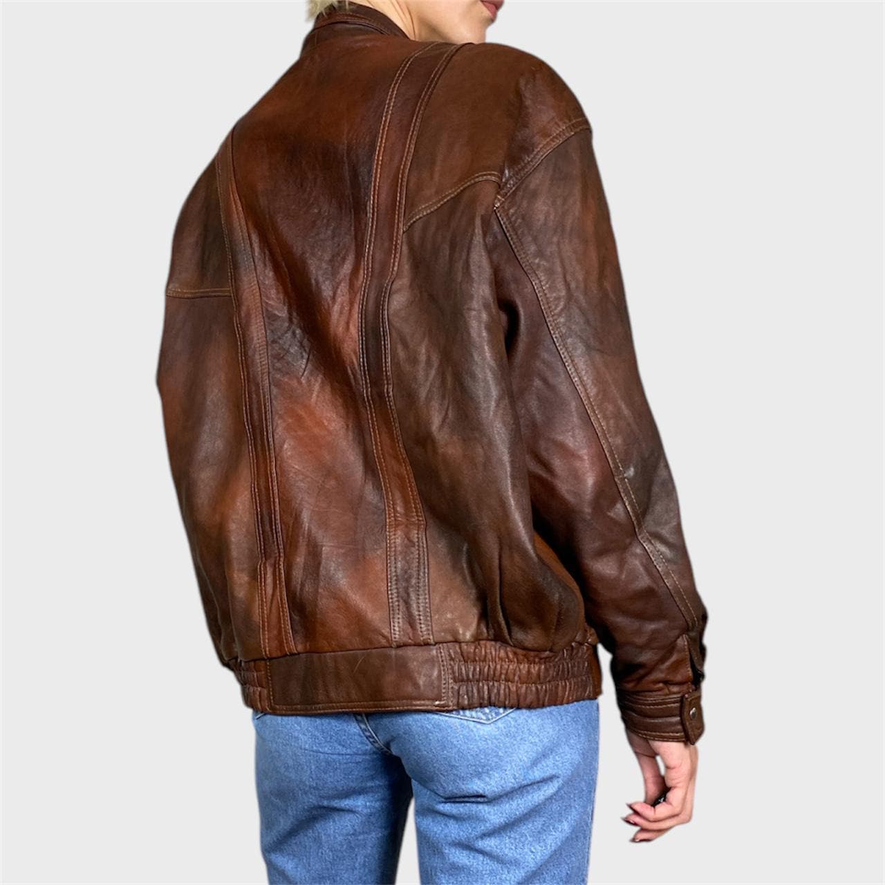 ジャケット・アウター Ohotoro Alley Vintage Jacket brown Vintage 90s retro 80s oldschool Leather Jacket Brown | eBay