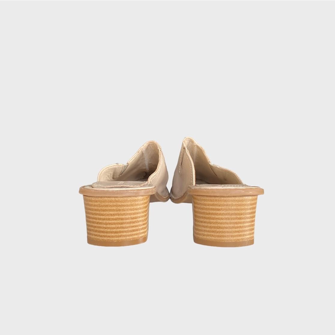 新品　未使用　Bit Square-Toe Mules サイズ37 beige Square-toe mules - Beige - Ladies | H&M SG