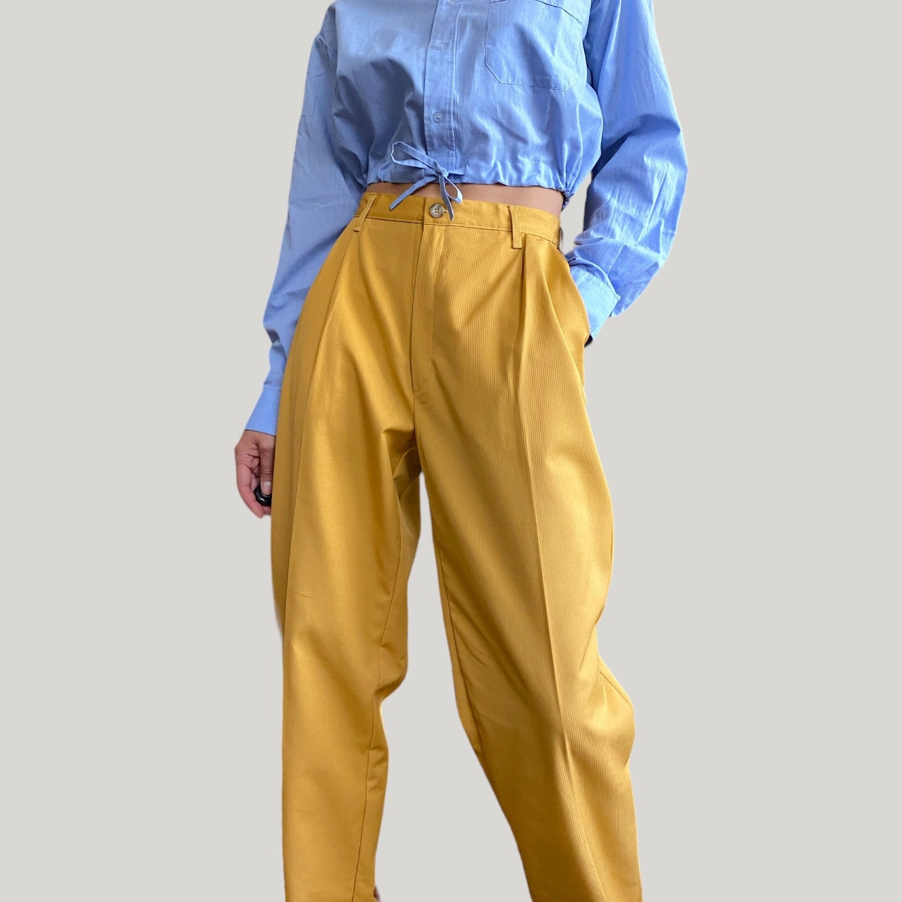2920090 Yellow Skinny Trousers main image 1