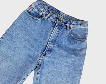 Vintage 90s  Blue Jeans High Rise Denim Jeans Size Small