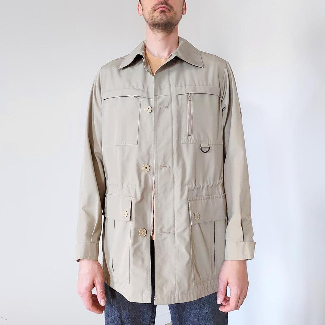 ジャケット・アウター 80s 90s EURO linen tailored jacket beige Vintage 80s Luisa Spagnoli Linen Jacket, Double Breasted