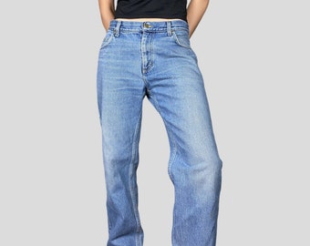 90s Lee  Blue Jeans, Vintage Straight Leg Size L/XL Jeans