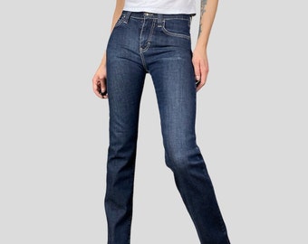 Vintage Y2K Calvin Klein Jeans: Blue Mid-Rise Straight Leg (Size S)
