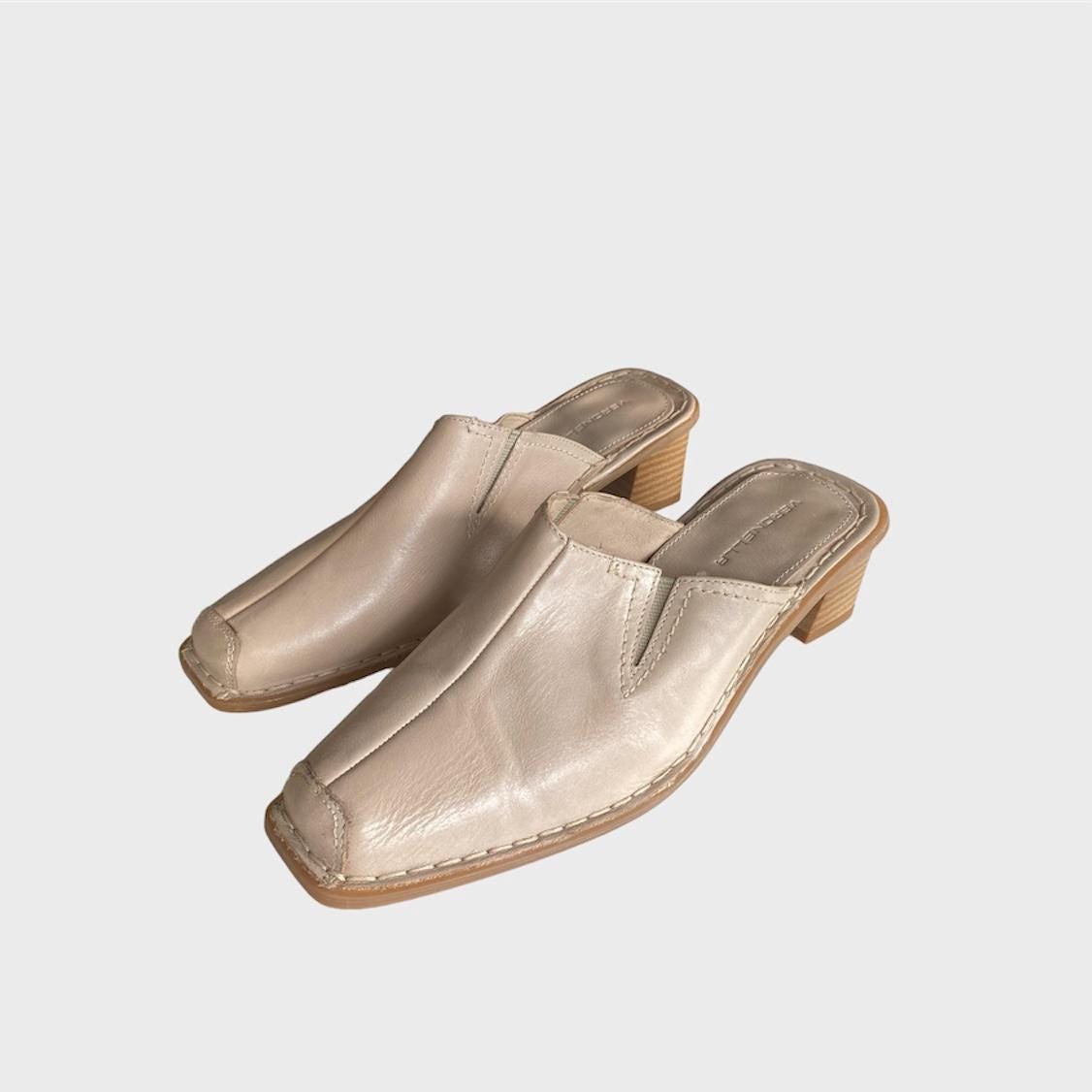 新品　未使用　Bit Square-Toe Mules サイズ37 beige Square-toe mules - Beige - Ladies | H&M SG