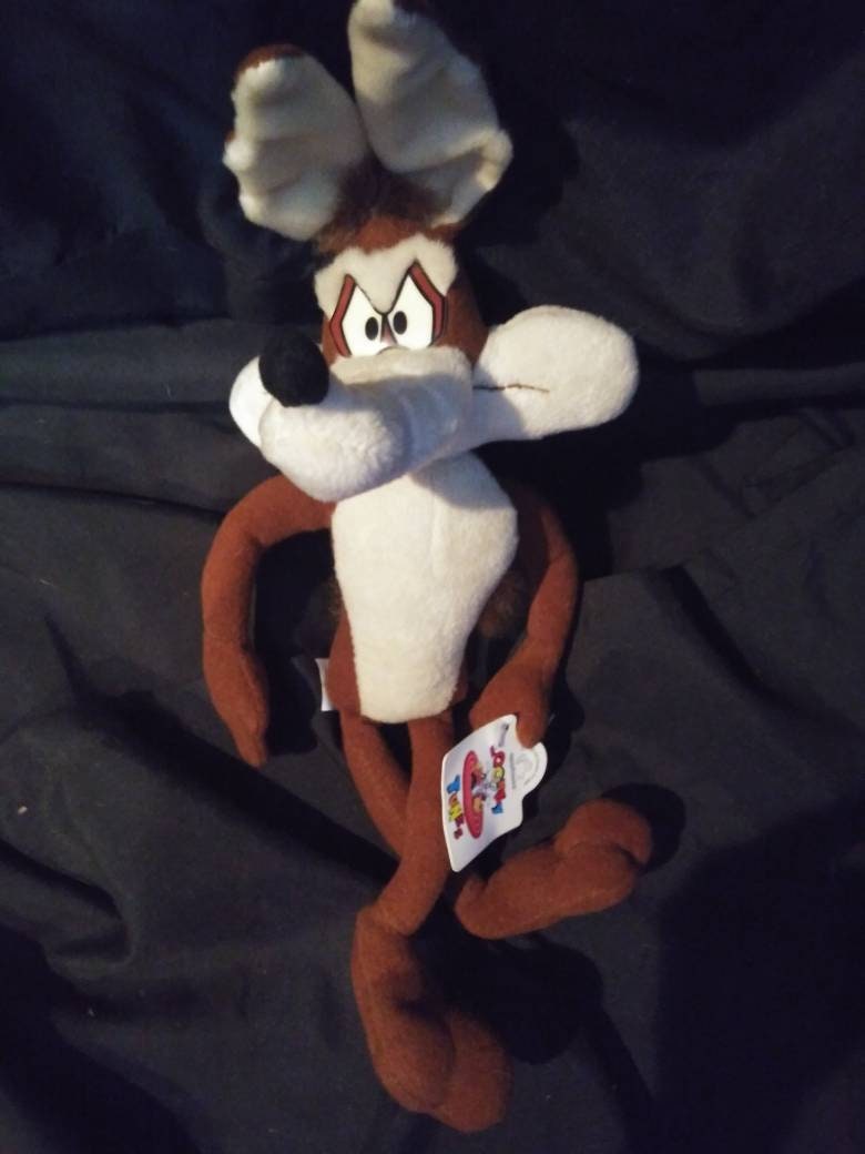 Vintage Original Looney Toons Wile E Coyote Plush Posable Toy - Etsy Vintage Original Looney Toons Wile E Coyote Plush Posable Toy - Etsy