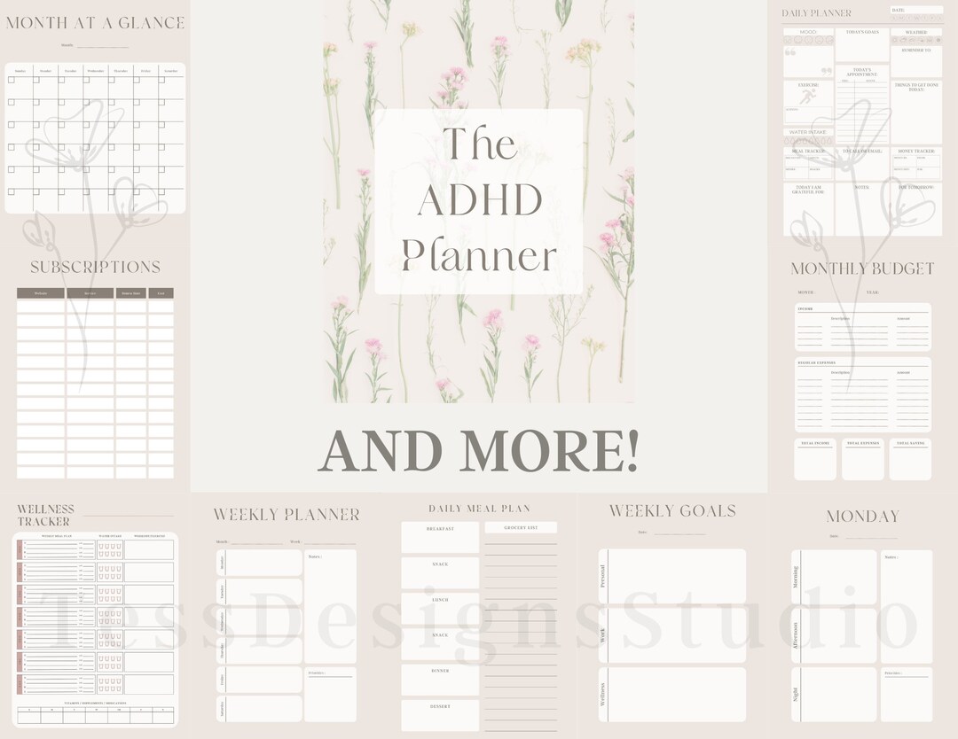 Ultimate ADHD Life Planner - Etsy