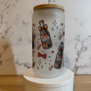 Verre dépoli Dr. Pepper 16 oz