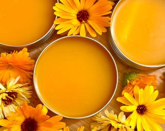 Calendula Salve | Natural Dry Skin Care | Handmade Herbal Balm