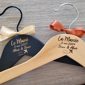 Coffret mariage personnalisé : deux draps de bain et de deux gants