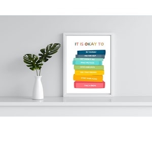 Affirmations for Kids, Classroom Posters, I Am Affirmations, Playroom Poster, Affirmations Poster, Homeschool Decor, Classroom Decor