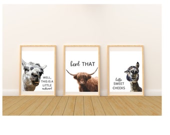 Farmhouse Prints, Farmhouse Wall Decor, Farmhouse Wall Prints, Farmhouse Room Decor, Printable Wall Art, Instant Download, Digital download