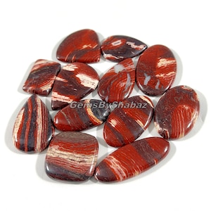 Slangenleer jaspis edelsteen! Groothandel veel A+ Jaspis-slangenleermixvormen - losse Jaspis-slangenleercabines - Slangenleer voor het maken van sieraden