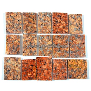 Orange Gabbro Jasper Slab! Wholesale Price Top Grade Orange Gabbro Different Sizes -Free-form Gabbro Jasper Slab for Making Gems & thing