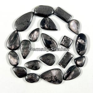 Natural Hypersthene Gemstone Cabochons – AAA Quality Mix Shapes, 20-30mm