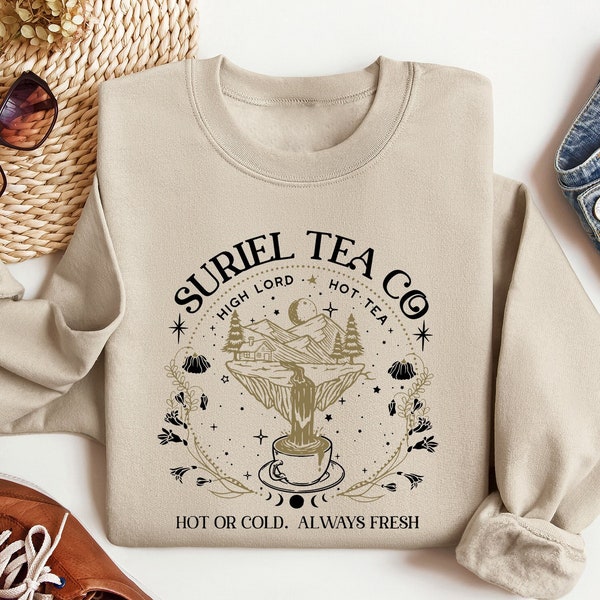 Retro Suriel Tea Co Sweatshirt,Acotar Bookish Sweatshirt,A Court Of Thorns And Roses Sweatshirt,Suriel Tea Sweatshirt,SJM Sweatshirt,Acotar