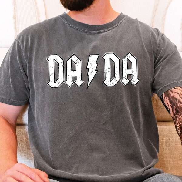 ACDC DADA Shirt Gift For Fathers Day, Cool Dad Shirt, Gift For Dad, Fathers Day Tee, Music Dad Shirt, Funny Rock Dad Shirt, Rocker Dad Shirt