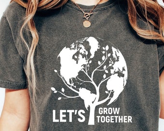 Let's Grow Together Shirt, Teacher T-Shirt, Special Education Teacher, Cute Teacher Gifts, Trendy Preschool Shirt, Teacher Life Shirt