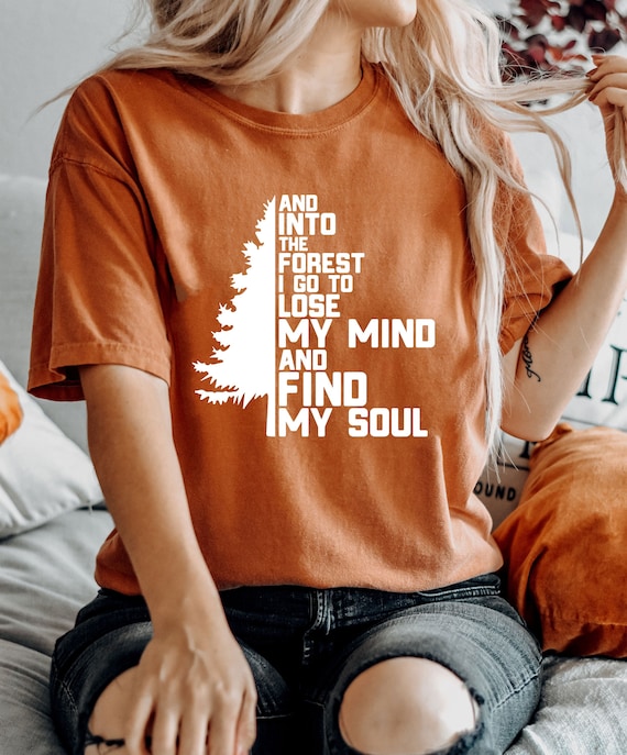 Comfort Colors® Into The Forest Shirt Gift For Camper, Pine Tree Shirt, Camp Lover Shirt, Camp Life Shirt, Forest Shirt, Gift For Camp Lover