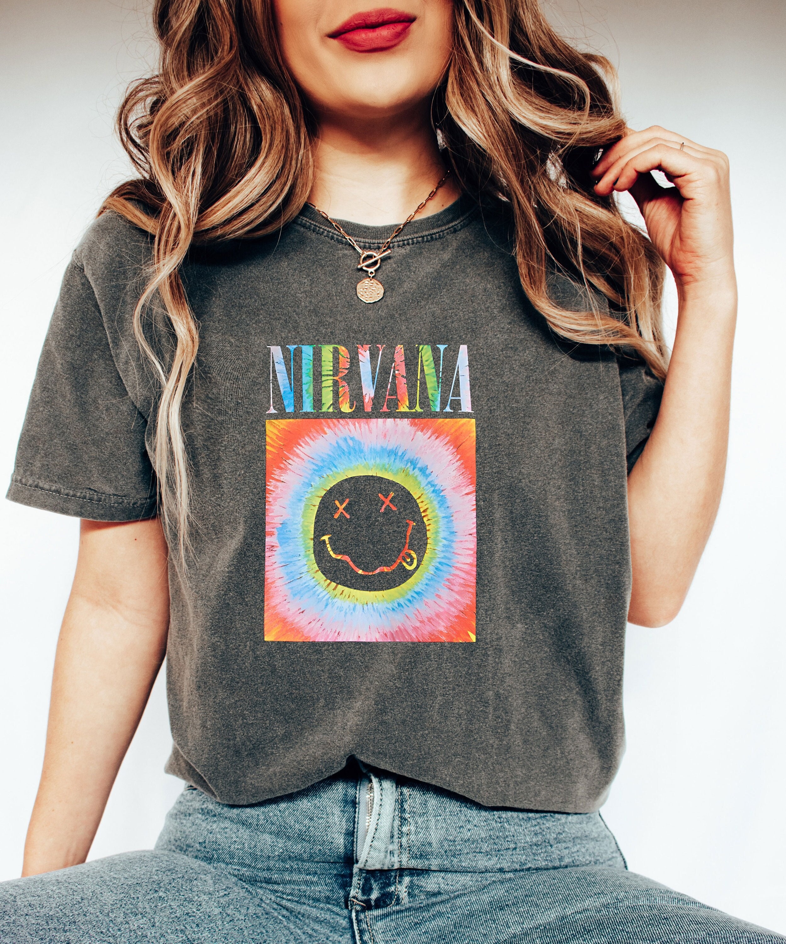 Nirvana Smile Tee - Etsy Canada