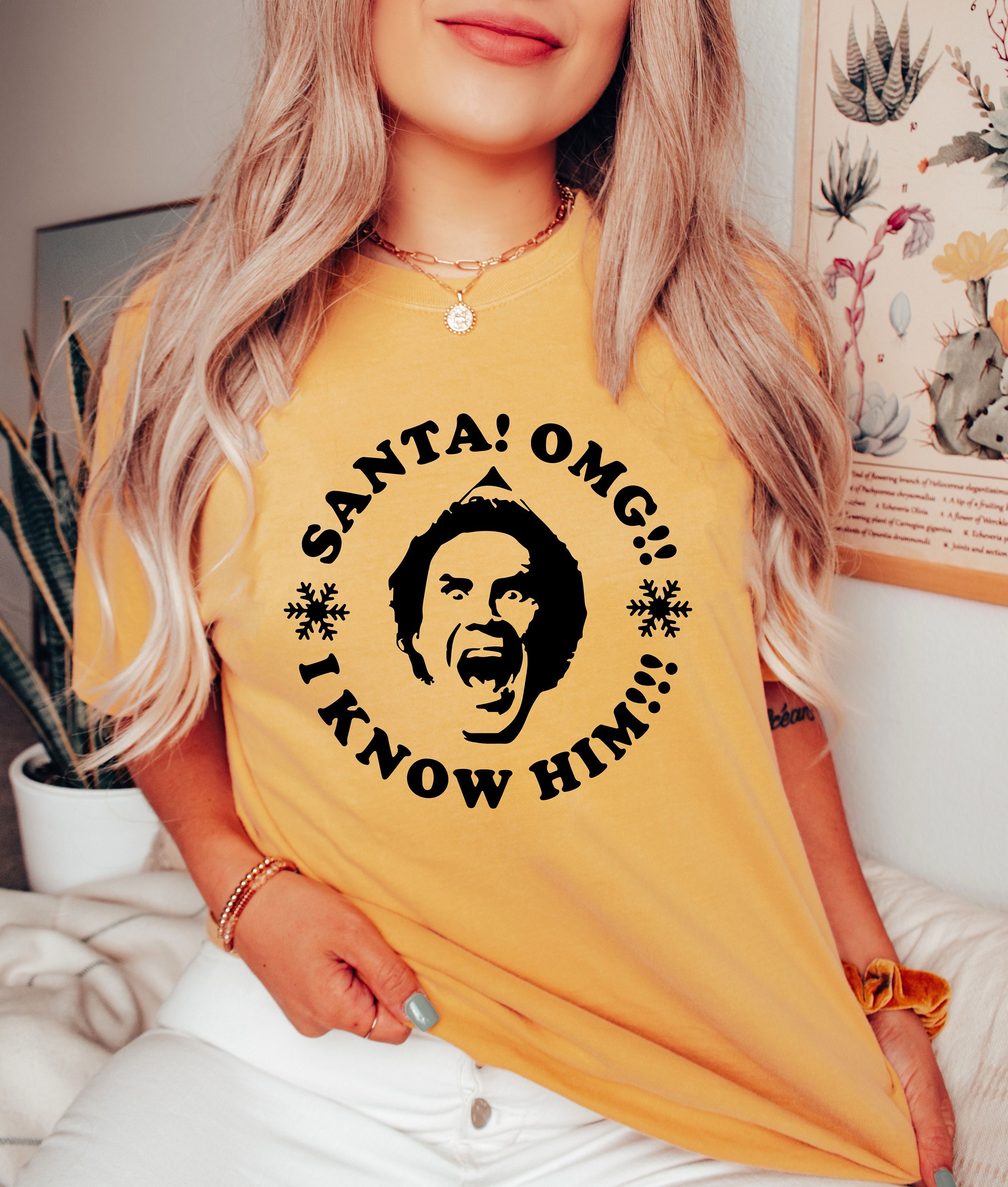 Discover Santa OMG I Know Him Shirt